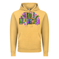 Vintage Mustard egg and easter Vintage Hoodie - FaDigitalArtStudio