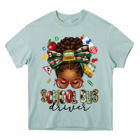 Arona school bus driver afro messy bun Heavy Core Tee - texasbilliewilder