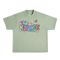 Oil Green Easter Nurse Urban Heavy Tee - OliviaCreatesArt