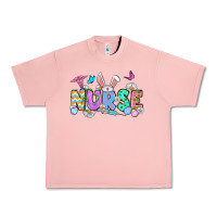 Salmon Easter Nurse Urban Heavy Tee - OliviaCreatesArt
