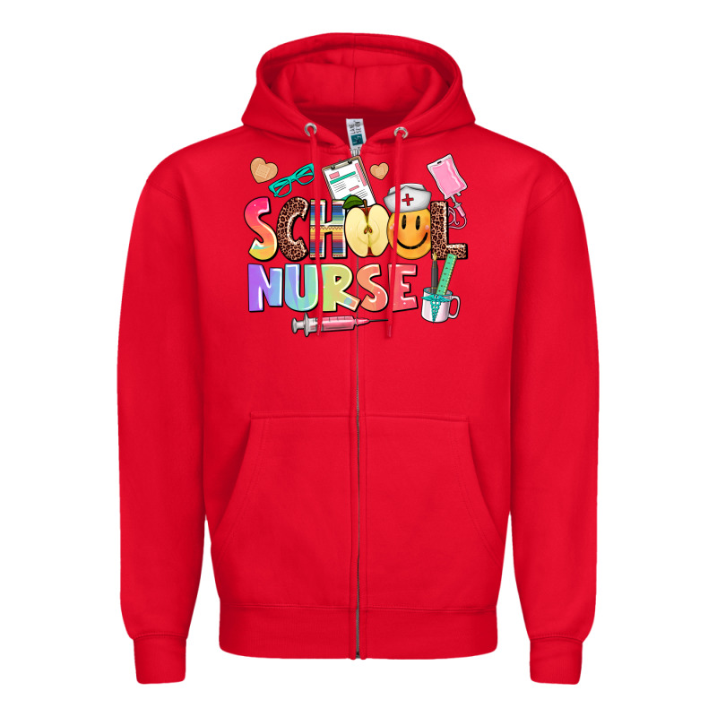 School Nurse Zipper Hoodie by AdoDesignShop | Teevron
