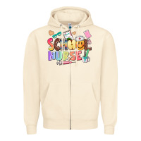 Sandshell school nurse Zipper Hoodie - AdoDesignShop