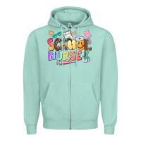 Seafoam school nurse Zipper Hoodie - AdoDesignShop