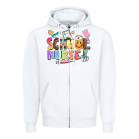 White school nurse Zipper Hoodie - AdoDesignShop