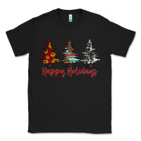 Black happy holidays christmas trees Classic Tee - Jasminsmagicworld