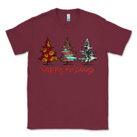 Burgundy happy holidays christmas trees Classic Tee - Jasminsmagicworld