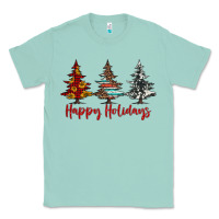 Seafoam happy holidays christmas trees Classic Tee - Jasminsmagicworld