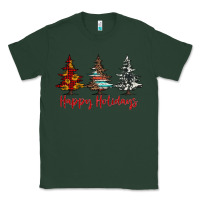 Sports Green happy holidays christmas trees Classic Tee - Jasminsmagicworld