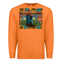 Carrot boot cactus sunflower gemstone Premium Sweatshirt - AdoDesignShop