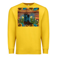 Lemon boot cactus sunflower gemstone Premium Sweatshirt - AdoDesignShop
