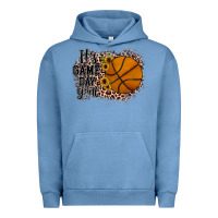 Pigment Pebble Blue it's game day y'all basketball Urban Hoodie - JahusDesignShop