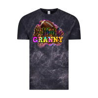 Cloud Black football granny Vintage Tee - OliviaCreatesArt