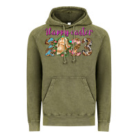 Vintage Olive Happy Easter 2023 Vintage Hoodie - BundleAndBundleShop
