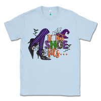 Dusty Blue if the shoe fits Classic Tee - CowGirlArtShop