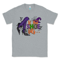 Heather Grey if the shoe fits Classic Tee - CowGirlArtShop