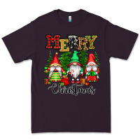 Plum merry christmas gnomes Premium Tee - CowGirlArtShop