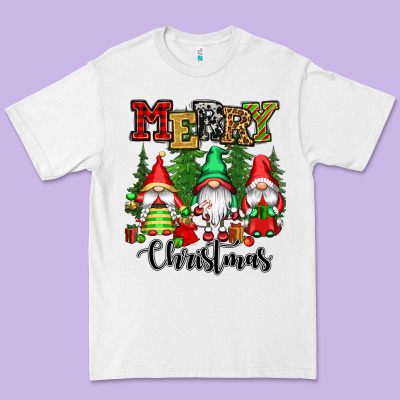 Merry Christmas Gnomes Premium Tee Designed By Cowgirlartshop