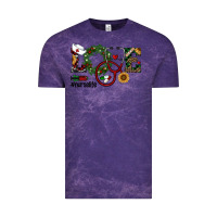 Cloud Purple christmas love nurselife Vintage Tee - RanaPortraitStore