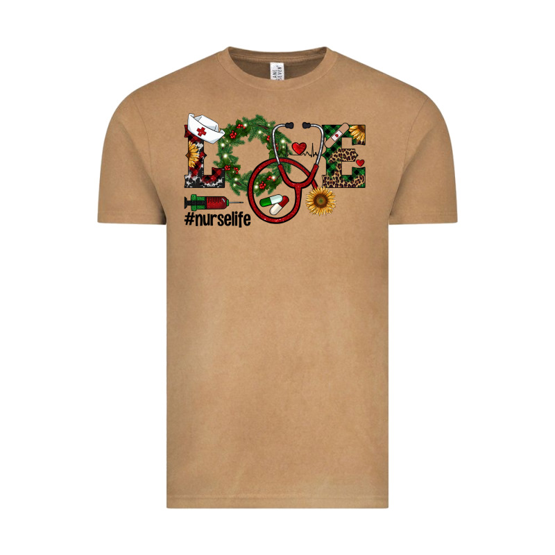 Christmas Love Nurselife Vintage Tee by RanaPortraitStore | Teevron