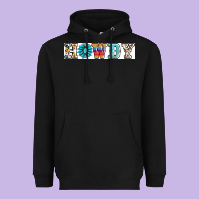 Howdy Heavyweight Hoodie Designed By Adodesignshop
