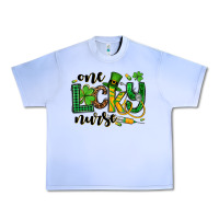 Grape Ice St. Patrick's Day One lucky Nurse Urban Heavy Tee - OliviaCreatesArt