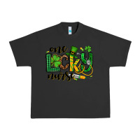 Pigment Black St. Patrick's Day One lucky Nurse Urban Heavy Tee - OliviaCreatesArt