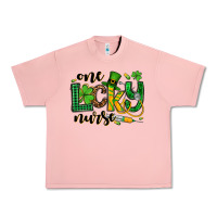 Salmon St. Patrick's Day One lucky Nurse Urban Heavy Tee - OliviaCreatesArt