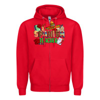 Red spanish teacher Zipper Hoodie - AdoDesignShop