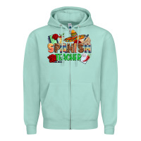 Seafoam spanish teacher Zipper Hoodie - AdoDesignShop