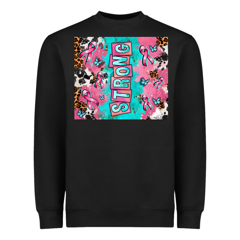 Breast Cancer Awareness Strong Heavyweight Sweatshirt by AdoDesignShop | Teevron