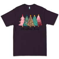 Plum christmas trees Premium Tee - CowGirlArtShop
