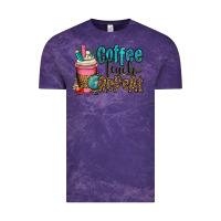 Cloud Purple coffee teach repeat Vintage Tee - OliviaCreatesArt