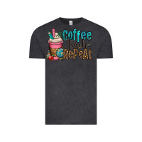 Vintage Black coffee teach repeat Vintage Tee - OliviaCreatesArt