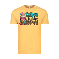 Vintage Mustard coffee teach repeat Vintage Tee - OliviaCreatesArt