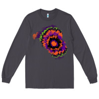 Smoke tie dye patch Long Sleeve Tee - RanaPortraitStore