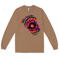 Toasted Coconut tie dye patch Long Sleeve Tee - RanaPortraitStore