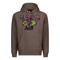 Coffee nonnie of both Premium Hoodie - CowhideDigitalArt