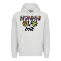 Dove Grey nonnie of both Premium Hoodie - CowhideDigitalArt