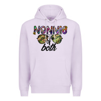 Lilac nonnie of both Premium Hoodie - CowhideDigitalArt