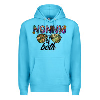 Ocean Blue nonnie of both Premium Hoodie - CowhideDigitalArt