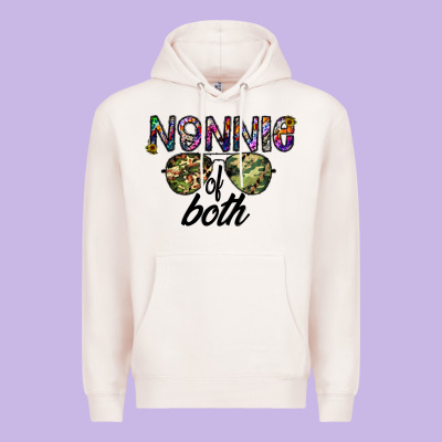 Nonnie Of Both Premium Hoodie Designed By Cowhidedigitalart