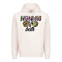 Pale Pink nonnie of both Premium Hoodie - CowhideDigitalArt