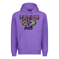 Purple nonnie of both Premium Hoodie - CowhideDigitalArt