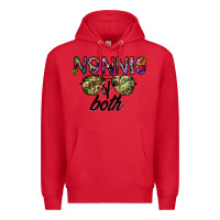 Red nonnie of both Premium Hoodie - CowhideDigitalArt