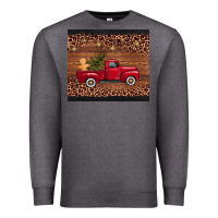 Charcoal Heather Christmas truck Premium Sweatshirt - AdoDesignShop