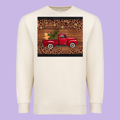 Christmas Truck Premium Sweatshirt Designed By Adodesignshop