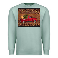 Seafoam Christmas truck Premium Sweatshirt - AdoDesignShop