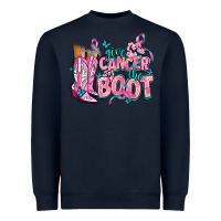 Navy give the cancer boot Heavyweight Sweatshirt - AdoDesignShop