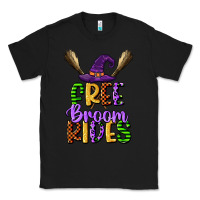 Black free broom rides Classic Tee - CowGirlArtShop