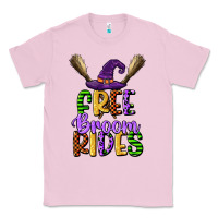 Bubblegum Pink free broom rides Classic Tee - CowGirlArtShop